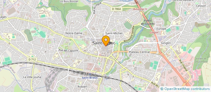 localisation de l'entreprise MADAME MARYSE BOULAIRE à SAINT-BRIEUC