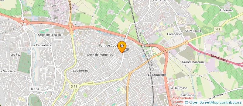 localisation de l'entreprise MADAME MARYSE BOULENC  BEZIERS