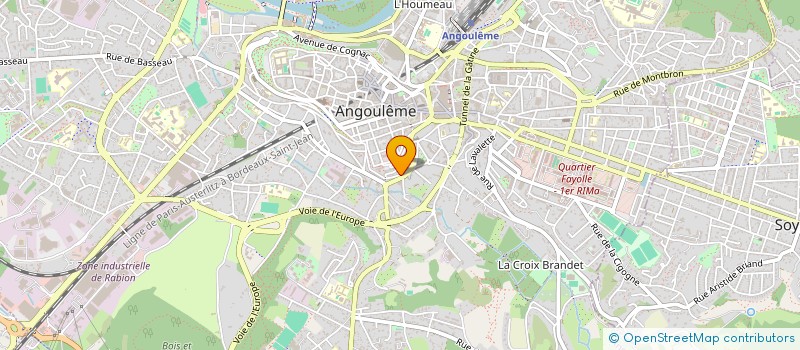 localisation de l'entreprise MADAME MARYSE BOULESTEIX à ANGOULEME