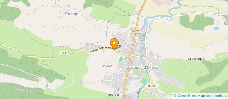 localisation de l'entreprise MADAME MARYSE BOUNY à LAROQUE-D'OLMES