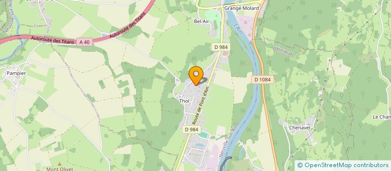 localisation de l'entreprise MADAME MARYSE BOUVERET à NEUVILLE-SUR-AIN