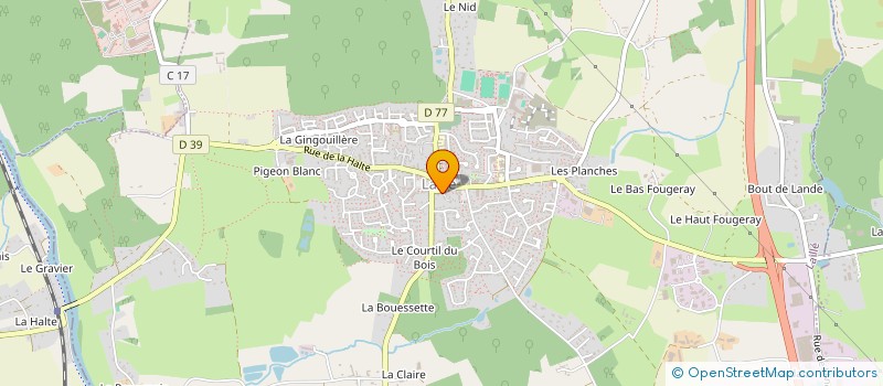 localisation de l'entreprise MADAME MARYSE BRAULT  LAILLE