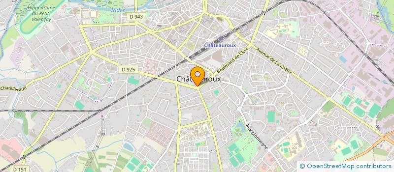 localisation de l'entreprise MADAME MARYSE BRET à CHATEAUROUX