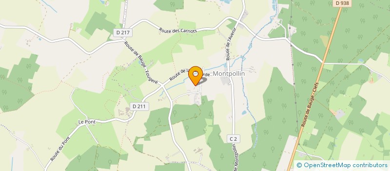 localisation de l'entreprise MADAME MARYSE BRETON  BAUGE-EN-ANJOU