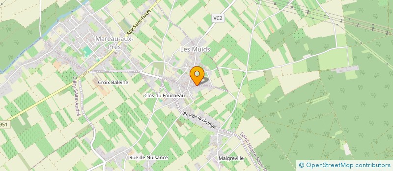 localisation de l'entreprise MADAME MARYSE BRODIEZ à MAREAU-AUX-PRES