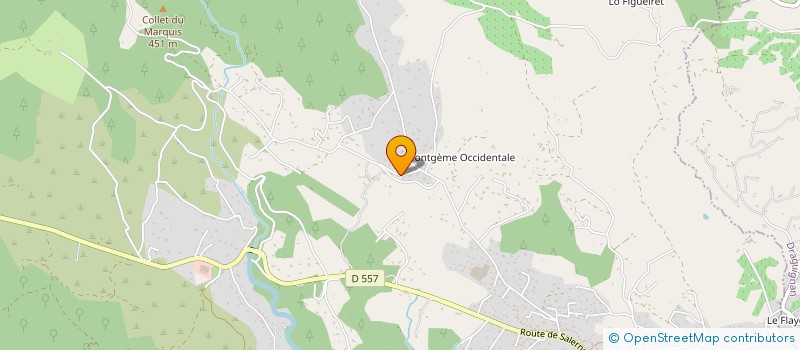 localisation de l'entreprise MADAME MARYSE BRONGNIART  FLAYOSC