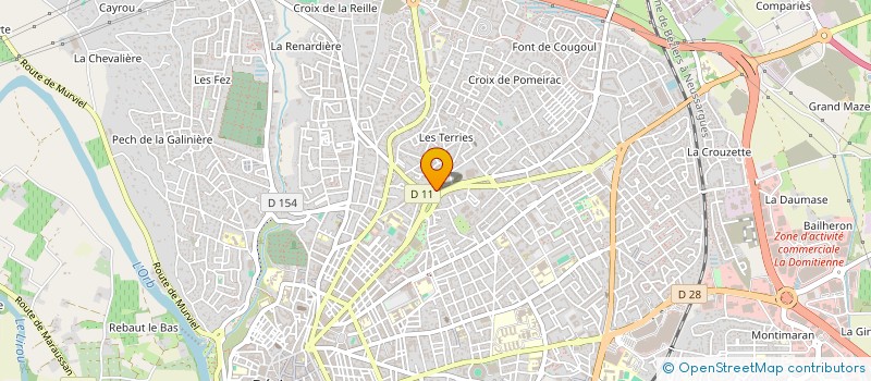 localisation de l'entreprise MADAME MARYSE CALAS  BEZIERS