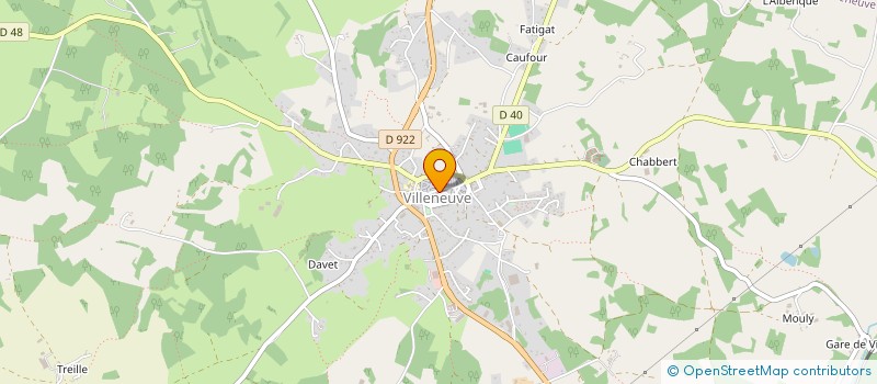 localisation de l'entreprise MADAME MARYSE CAMPERGUE  VILLENEUVE