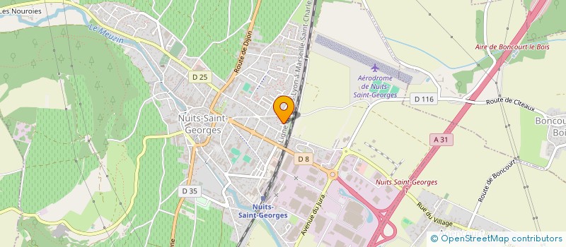 localisation de l'entreprise MADAME MARYSE CANAVERO à NUITS-SAINT-GEORGES