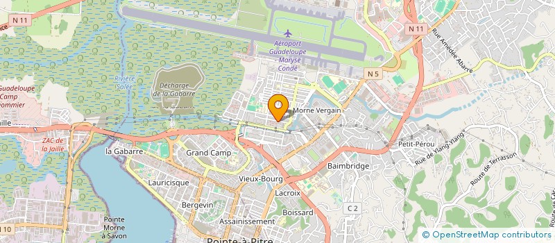 localisation de l'entreprise MADAME MARYSE CANCAN  LES ABYMES