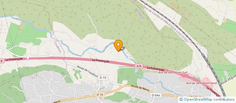 localisation de l'entreprise MADAME MARYSE CARETTE  VENTABREN