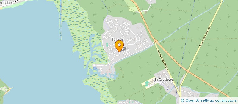 localisation de l'entreprise MADAME MARYSE CAZEAUBON  LACANAU