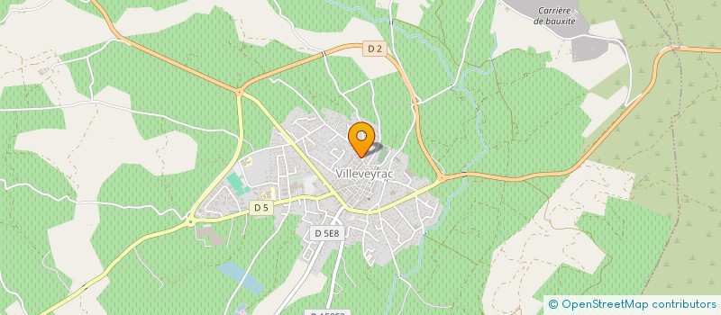 localisation de l'entreprise MADAME MARYSE CENTELLES  VILLEVEYRAC