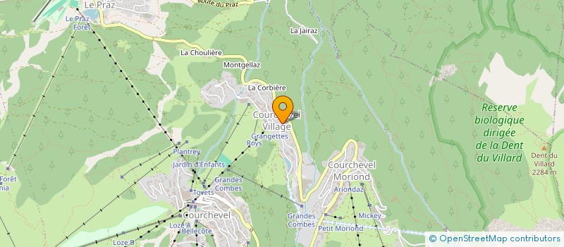 localisation de l'entreprise MADAME MARYSE CHARDON à COURCHEVEL