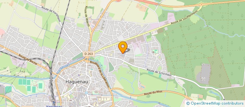 localisation de l'entreprise MADAME MARYSE CHATRON à HAGUENAU