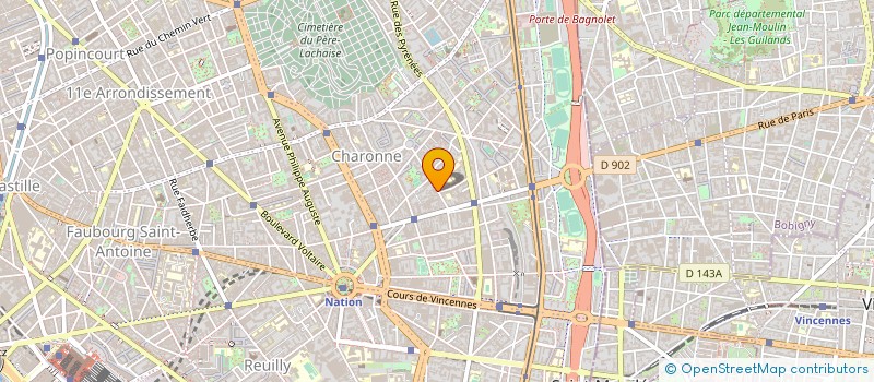 localisation de l'entreprise MADAME MARYSE CHAUDET  PARIS