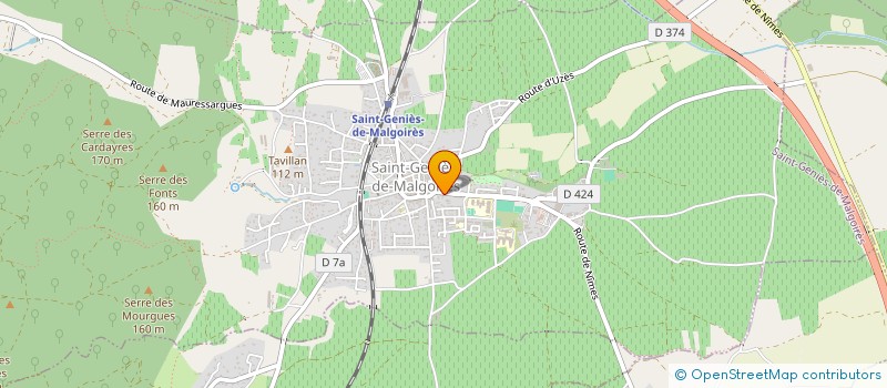 localisation de l'entreprise MADAME MARYSE CHAZALON à SAINT-CHAPTES