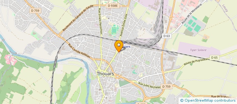 localisation de l'entreprise MADAME MARYSE CHEDREAU à THOUARS