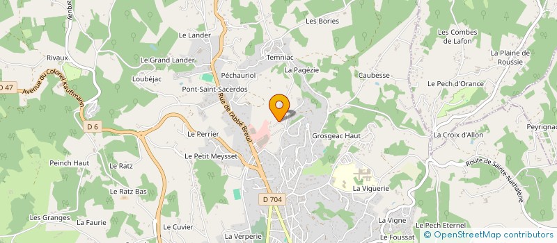 localisation de l'entreprise MADAME MARYSE CHESNIER  SARLAT-LA-CANEDA