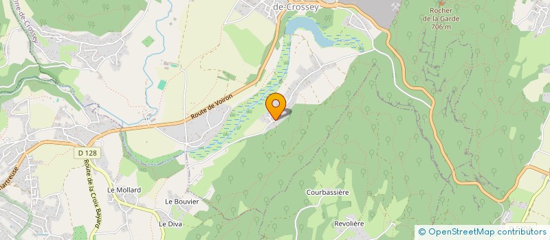 localisation de l'entreprise MADAME MARYSE CHOLAT  SAINT-ETIENNE-DE-CROSSEY