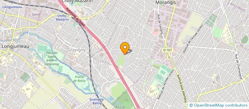 localisation de l'entreprise MADAME MARYSE CHOUFFOT  MORANGIS