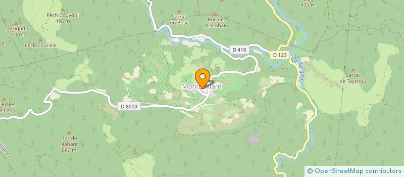 localisation de l'entreprise MADAME MARYSE CLAVERIA  MONTGAILLARD