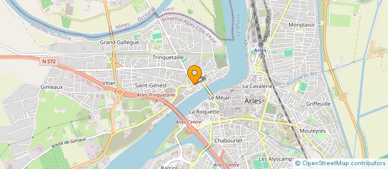 localisation de l'entreprise MADAME MARYSE COGNASSE à ARLES