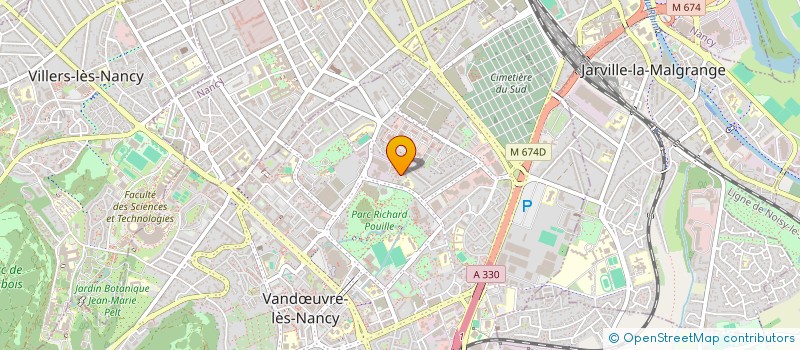 localisation de l'entreprise MADAME MARYSE COLLILIEUX  VANDUVRE-LES-NANCY