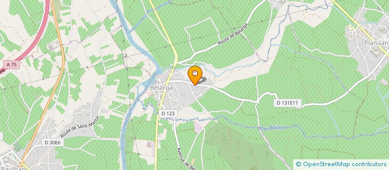 localisation de l'entreprise MADAME MARYSE COULET  BELARGA