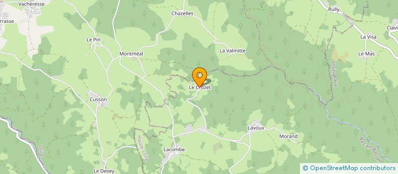 localisation de l'entreprise MADAME MARYSE COUTANSON à VALPRIVAS