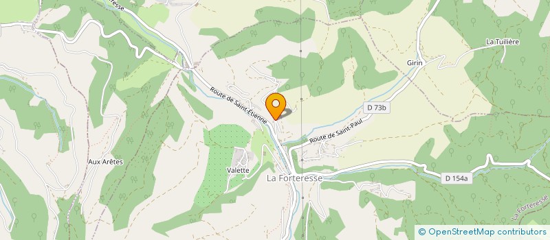 localisation de l'entreprise MADAME MARYSE COUTURIER  LA FORTERESSE