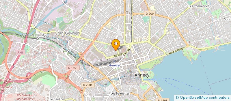 localisation de l'entreprise MADAME MARYSE DALEAS à ANNECY