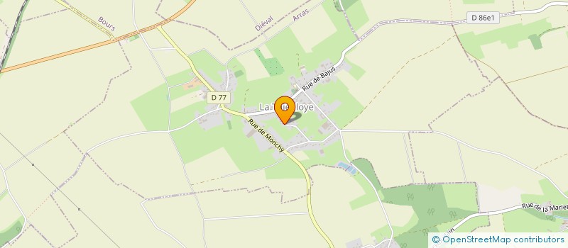 localisation de l'entreprise MADAME MARYSE DAUDRUY  LA THIEULOYE