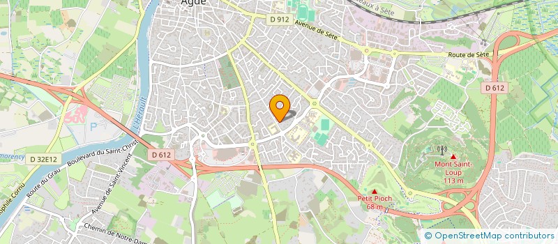 localisation de l'entreprise MADAME MARYSE DAUMAS  AGDE