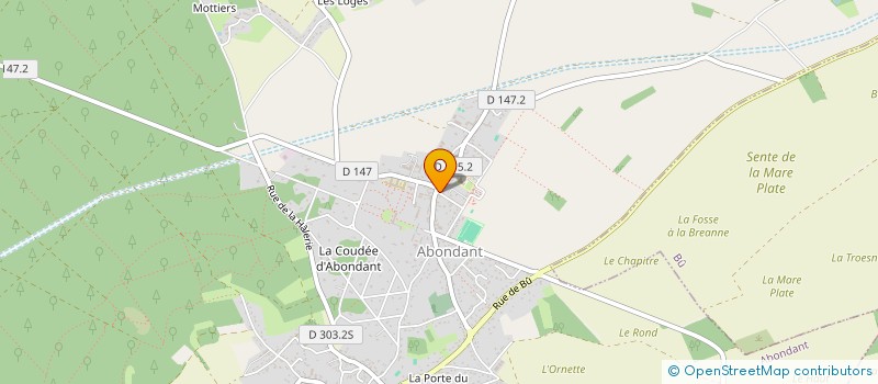 localisation de l'entreprise MADAME MARYSE DAVOUST à ABONDANT