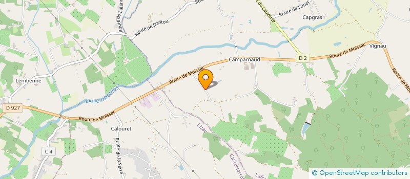 localisation de l'entreprise MADAME MARYSE DAZOLS  LAFRANCAISE