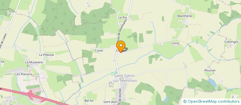 localisation de l'entreprise MADAME MARYSE DELAYE  SAINT-GENIS-SUR-MENTHON