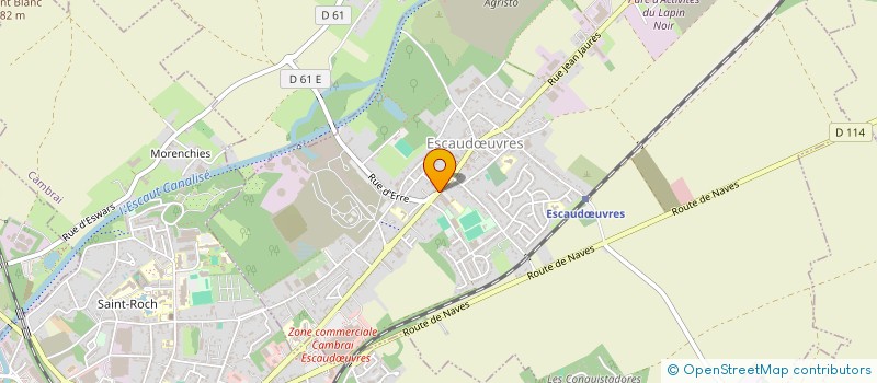 localisation de l'entreprise MADAME MARYSE DELEAU  ESCAUDUVRES