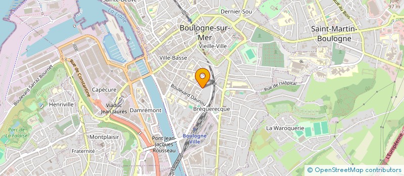 localisation de l'entreprise MADAME MARYSE DELPIERRE  BOULOGNE SUR MER