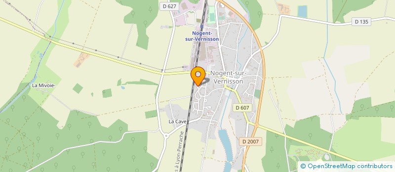 localisation de l'entreprise MADAME MARYSE DEMAISON à NOGENT-SUR-VERNISSON