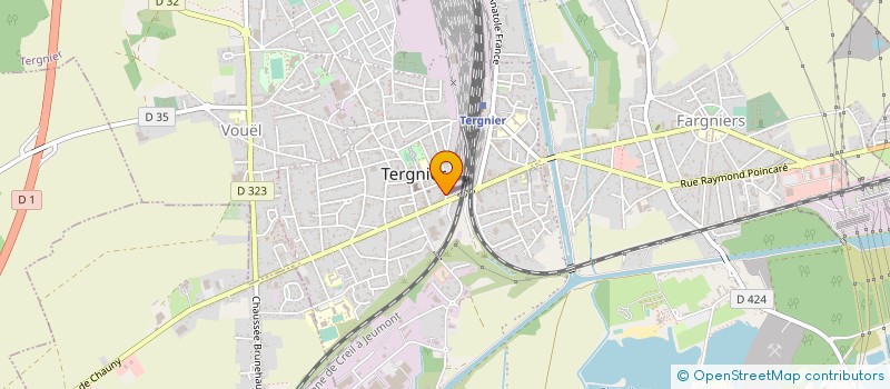 localisation de l'entreprise MADAME MARYSE DEMANY  TERGNIER