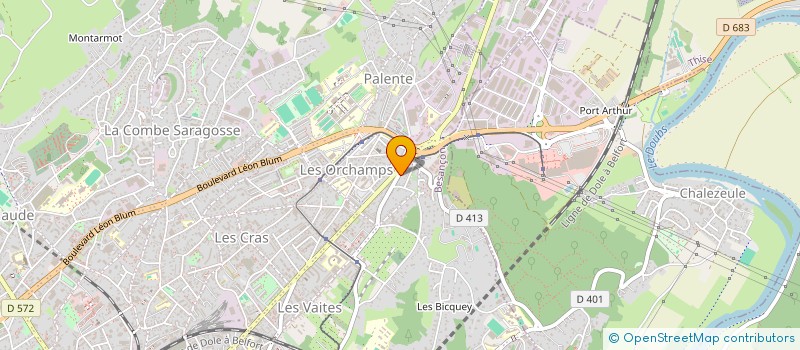 localisation de l'entreprise MADAME MARYSE DEVAUX à BESANCON
