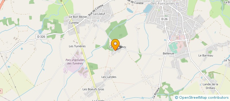 localisation de l'entreprise MADAME MARYSE DEVEAUX  GRANDCHAMP-DES-FONTAINES