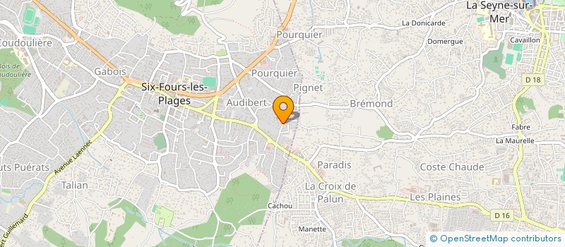 localisation de l'entreprise MADAME MARYSE DHANGEST à SIX-FOURS-LES-PLAGES