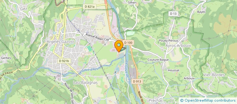 localisation de l'entreprise MADAME MARYSE DOMEC  ARGELES-GAZOST