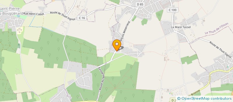 localisation de l'entreprise MADAME MARYSE DROISSART  LE THUIT DE L'OISON