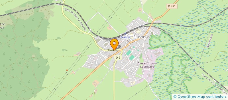 localisation de l'entreprise MADAME MARYSE DUBREZ  COURVIERES