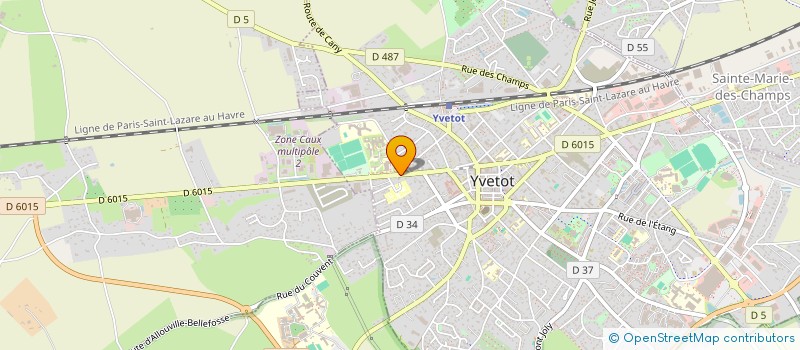 localisation de l'entreprise MADAME MARYSE DUBUS à YVETOT