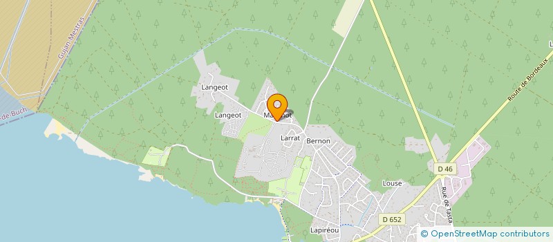 localisation de l'entreprise MADAME MARYSE DUPUY  SANGUINET