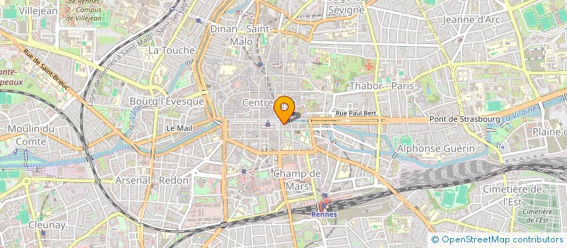 localisation de l'entreprise MADAME MARYSE DURAND à RENNES